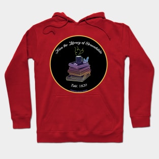 Broomhilda's Library Circular Embem Hoodie